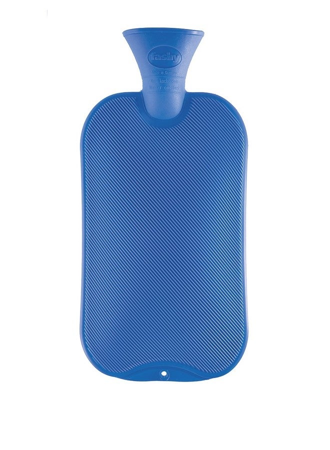 Fashy Hot Water Bottle Classic Assorted Colors - Made in Germany - Image 1